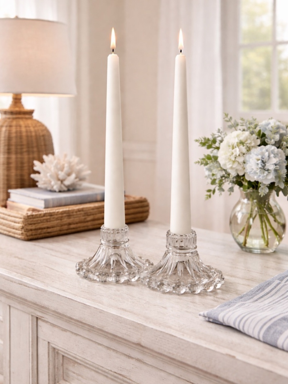 Berwick-Boopie  set of 2 stackable candlestick holders